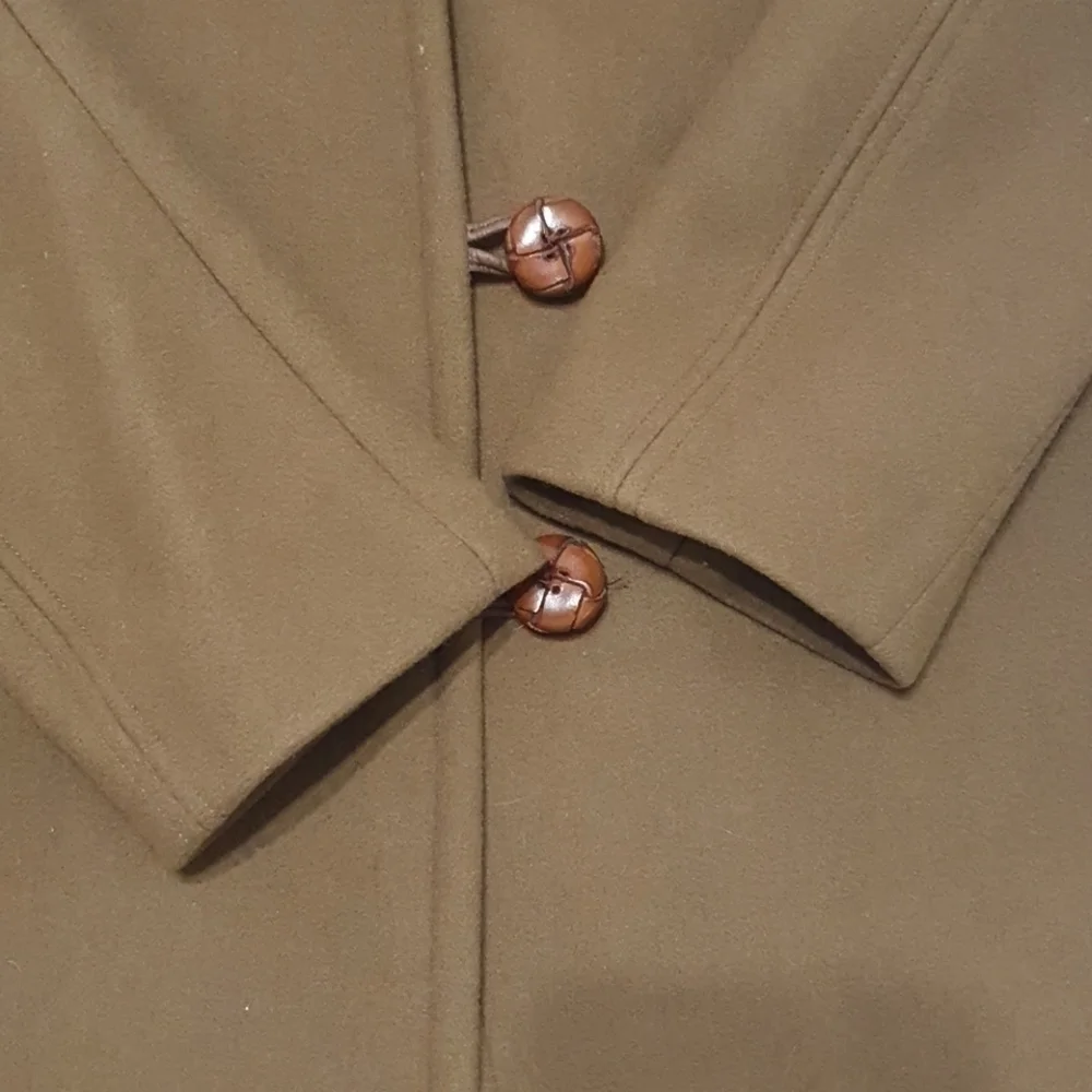 AULA 100% Wool Peanut Brown Blazer Coat - Picture 9 of 10